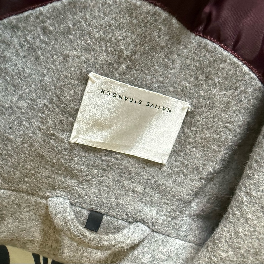 Designer Wool Gray Cropped Jacket - image 8